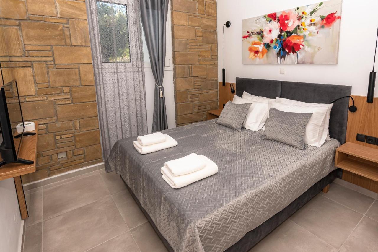 Rikanthos Stone Sea View Apartment Ι Faleliana Екстер'єр фото