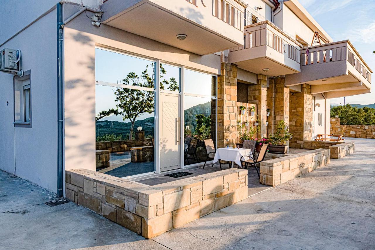 Rikanthos Stone Sea View Apartment Ι Faleliana Екстер'єр фото