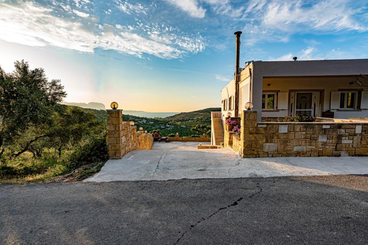 Rikanthos Stone Sea View Apartment Ι Faleliana Екстер'єр фото