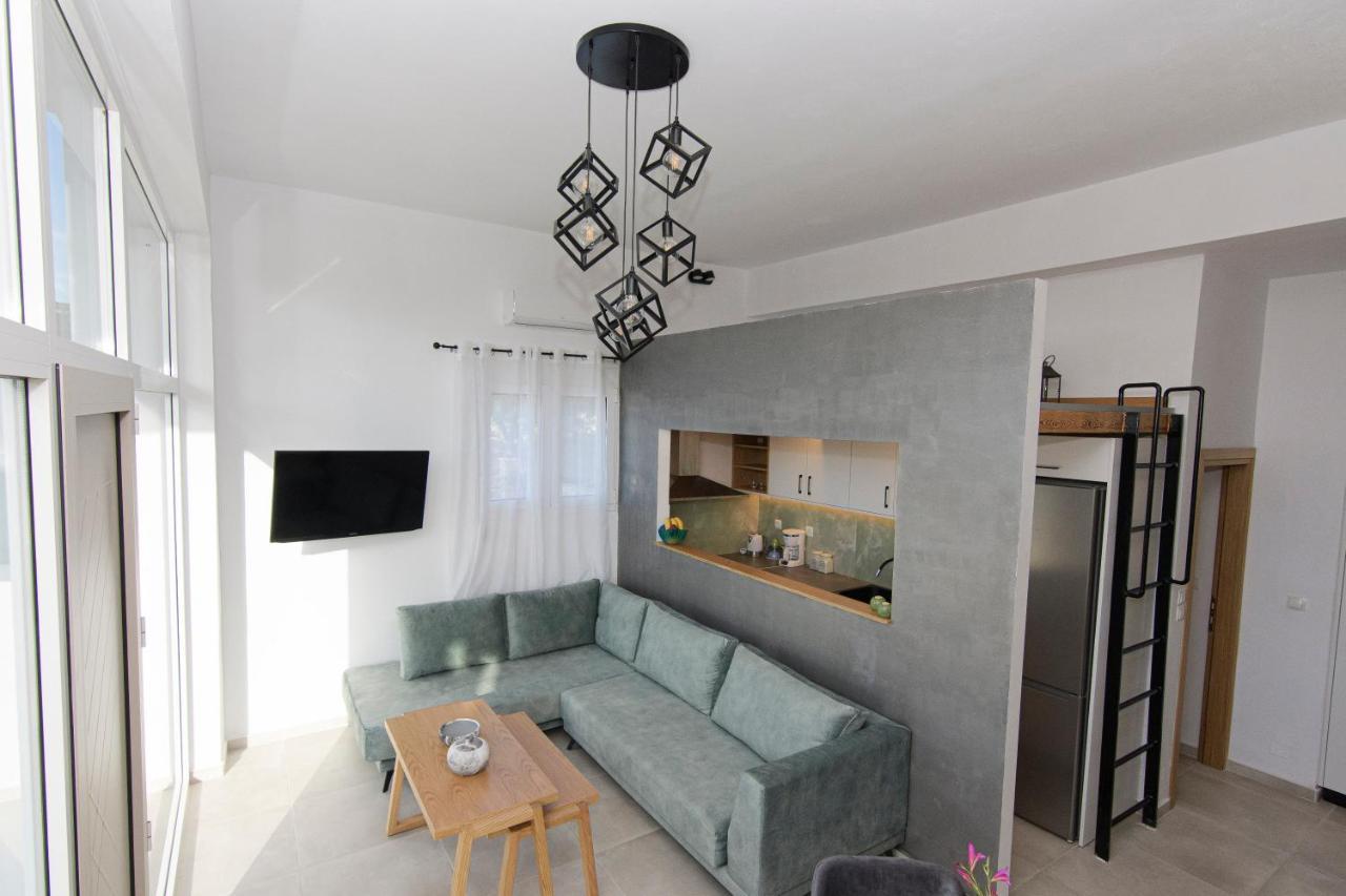 Rikanthos Stone Sea View Apartment Ι Faleliana Екстер'єр фото