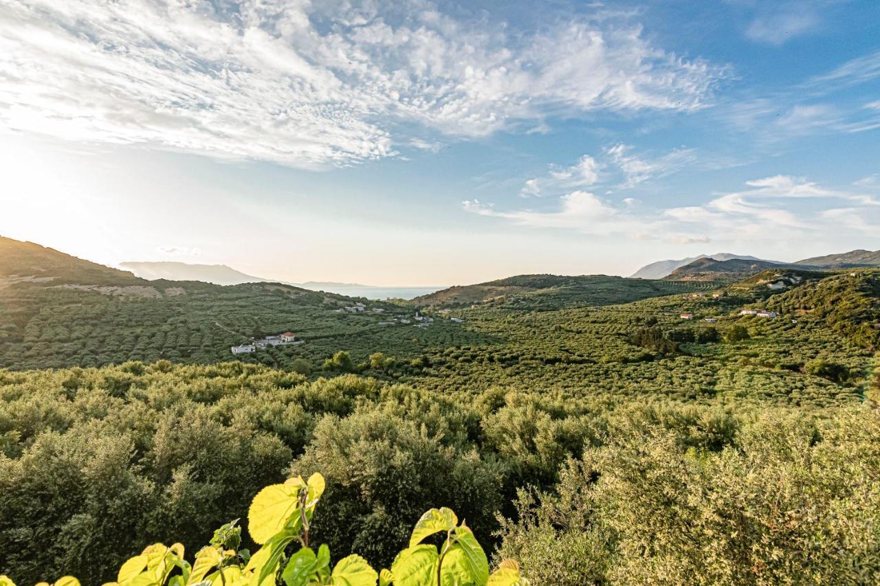 Rikanthos Stone Sea View Apartment Ι Faleliana Екстер'єр фото